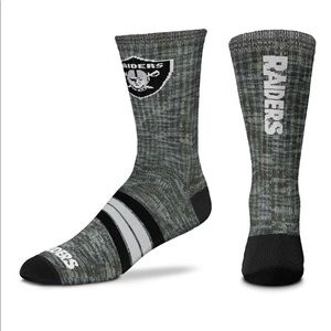 🆕 Official NFL Oakland Raiders Crew Socks